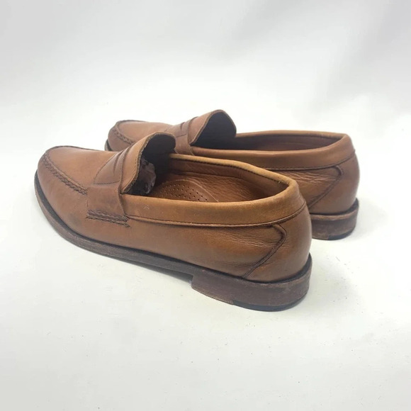 Allen Edmonds Men’s Walden Leather Loafers‎ Walnut Brown Size 10